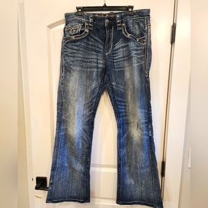 Mens Rock Revival jeans